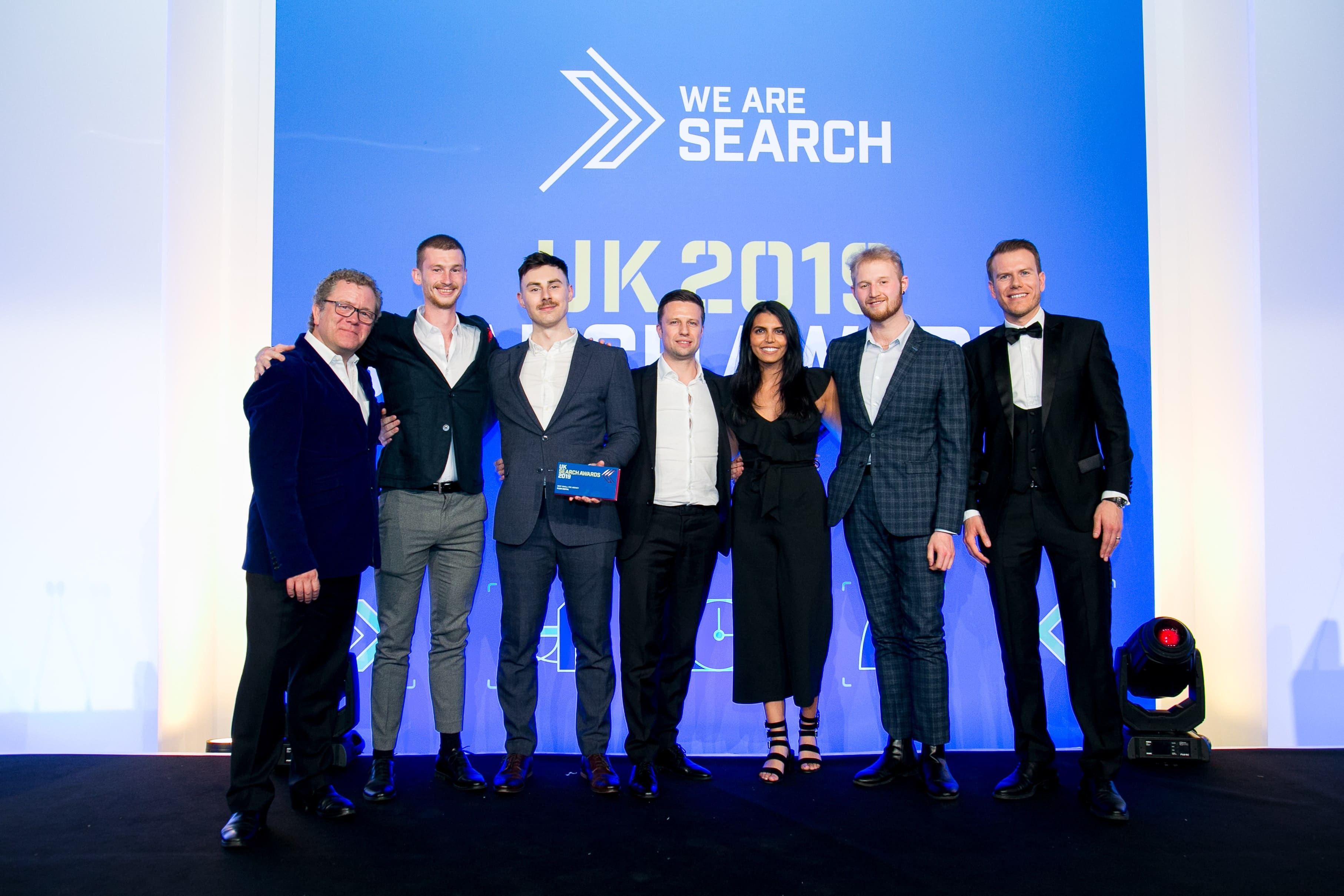Fluid Digital Wins Best Small PPC Agency at the UK Search Awards 2019!